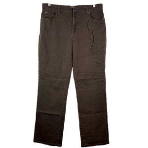 Lee Relaxed Fit At The Waist Brown Womens Jeans 12